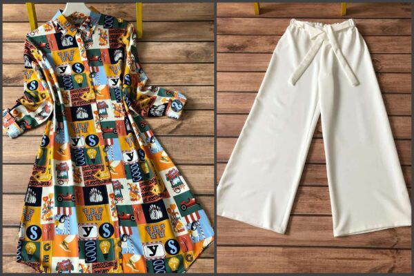 elegance kurti plazzo