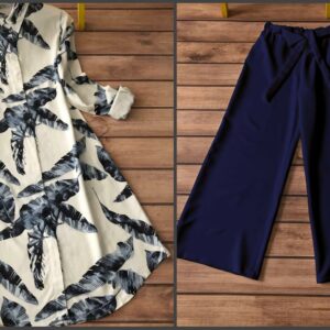 midnight charm kurti & plazzo set