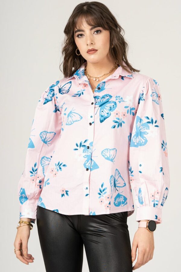butterfly garden shirt