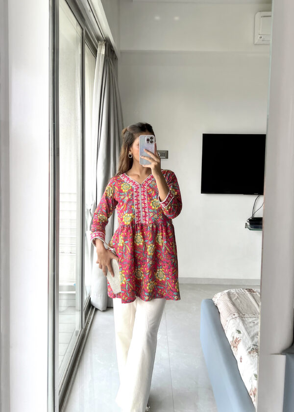 Reyon Short Kurti top - Image 2