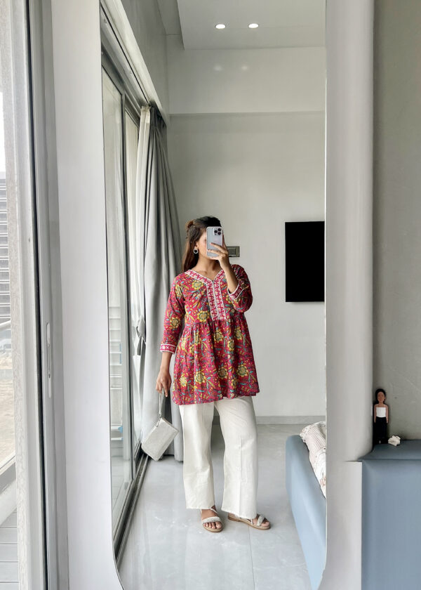 Reyon Short Kurti top - Image 4