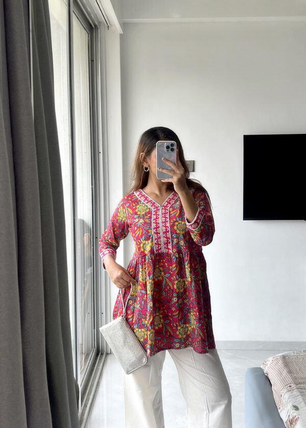Reyon Short Kurti top - Image 5