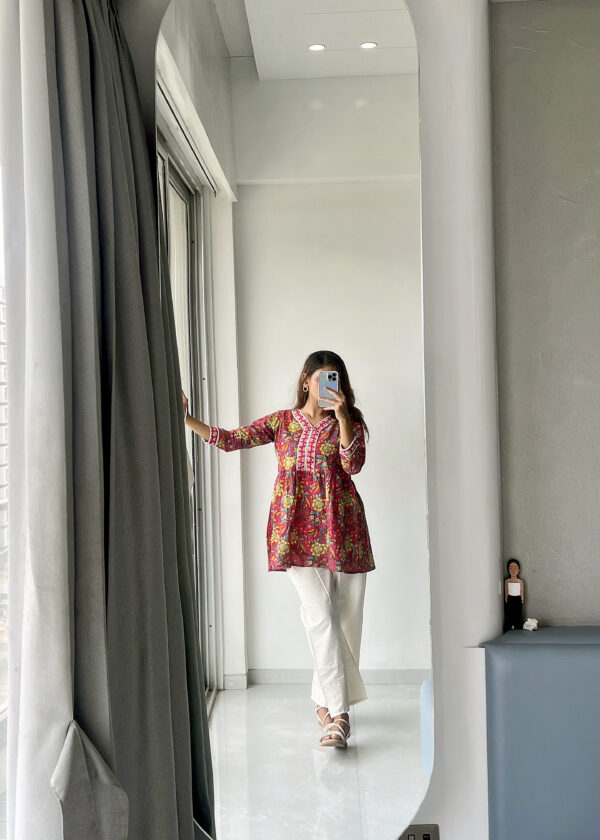 Reyon Short Kurti top - Image 6