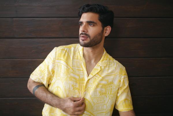 golden cityscape shirt