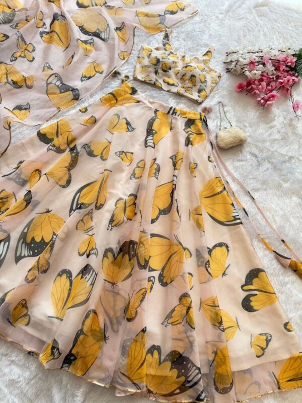 golden monarch butterfly gown
