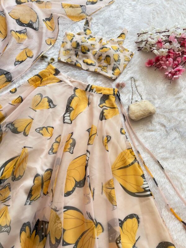 golden monarch butterfly gown