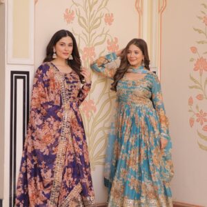 Gown silk