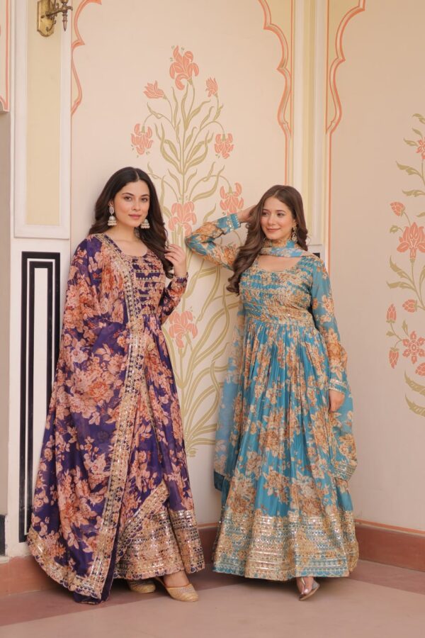Gown silk