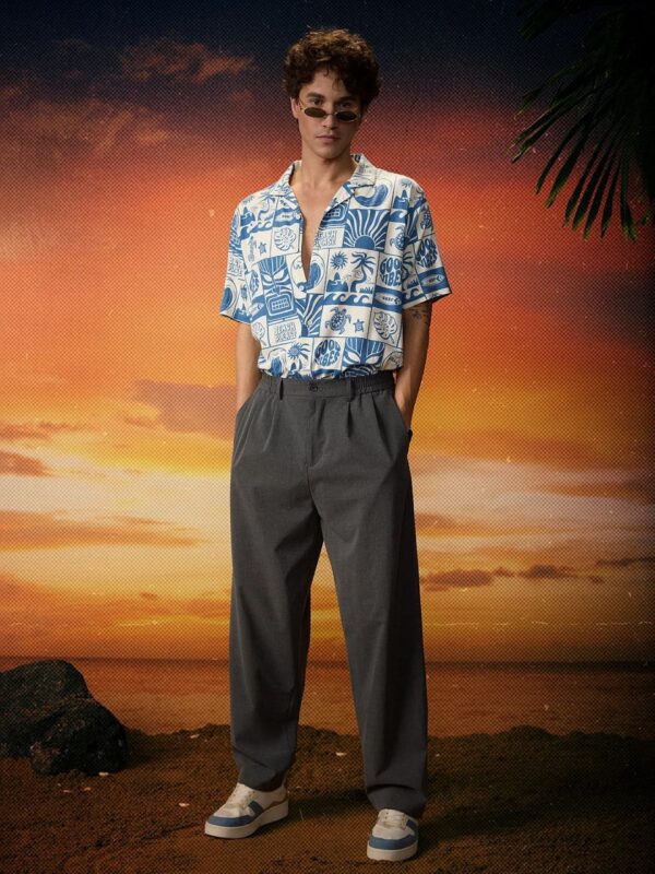 tropical sunset shirt